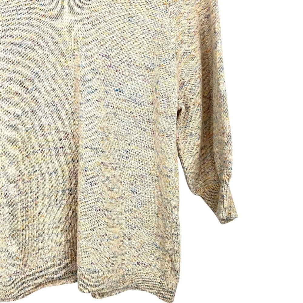 Bellerose Avogy Sweater Womens Small Beige Cotton Acrylic Linen Knit Pullover - Picture 3 of 12